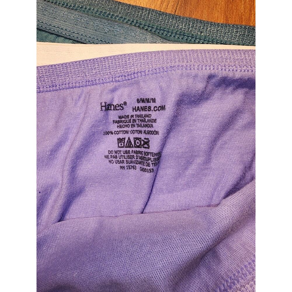 Hanes Womens Underwear Sizd 6 Pack Of 6 15763 100% Cotton Blend - Picture 2 of 6